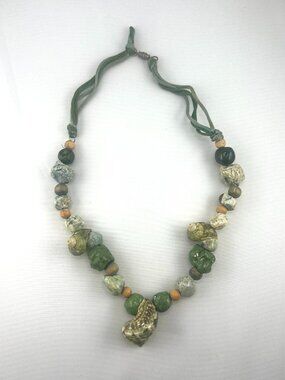 Two beach theme necklaces, natural shells, nautical, excellent preowned